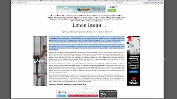 Wireframes using Google Drawings