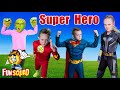 Fun Squad Superhero Compilation Video Wonder Woman, Hulk Smash, Justice League