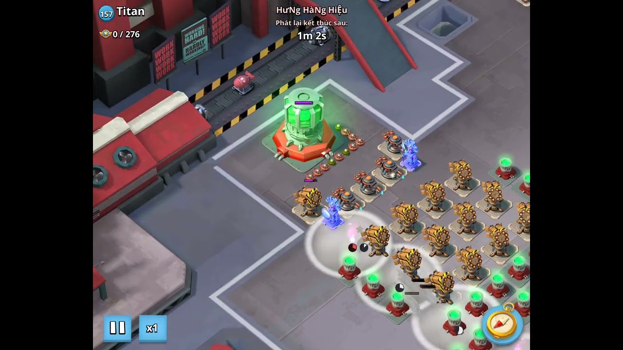 boombeach: full zooka solo titan