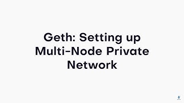 How do you create a multi-node private Ethereum blockchain?