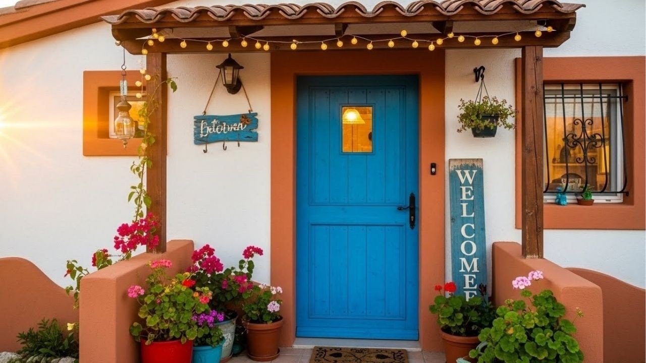 Внутри уютного миниатюрного дома в средиземноморском стиле | Расслабляющая, светлая и красивая ат...