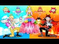 DIY Barbie Dolls Story - Who is Pink Princess Barbie&#39;s Husband? | Angel VS Vampire Cocoon Contest