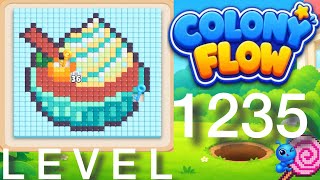 Details Colony Flow Level 1235 walkthrough (Hard) solution  News