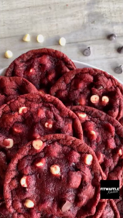 Red Velvet Cookies! Recipe tutorial #Shorts