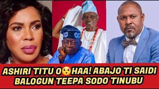 Ashiri Titu O 🔥Actor Kola Olaiya Ti Tu Ashiri Towa Larin Tinubu, Faithia Williams Ati Saidi Balogun🙄