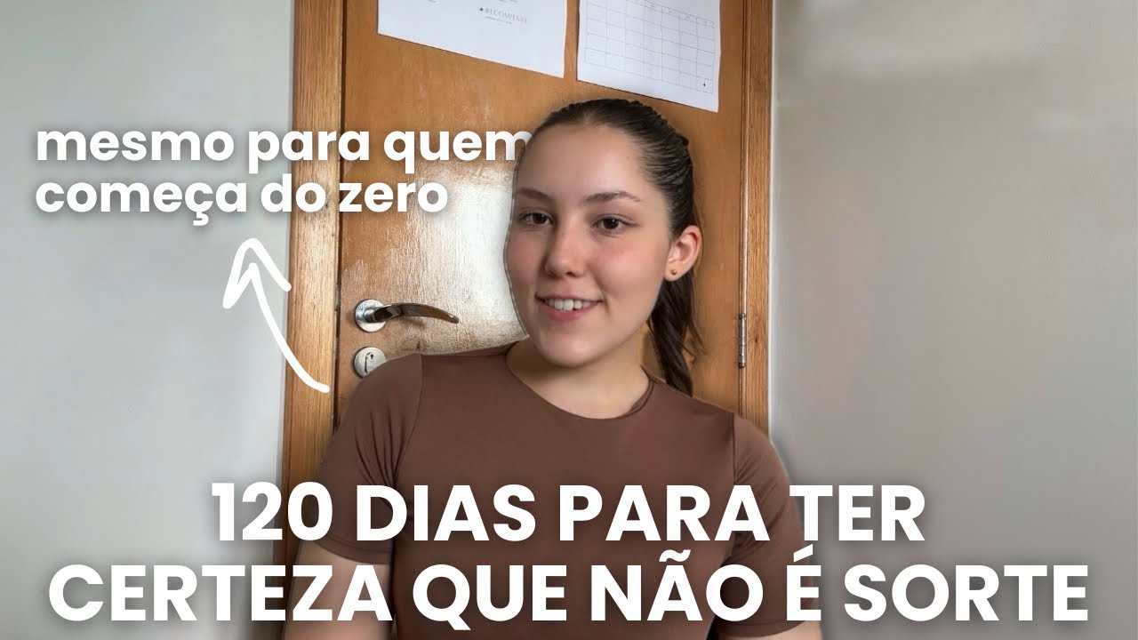 120 DIAS POSTANDO VÍDEOS no YOUTUBE pra ter CERTEZA que NÃO é SORTE que te faz CRESCER aqui 