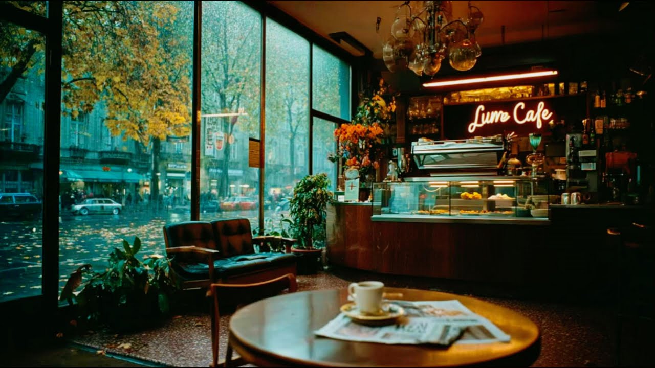 Smooth Jazz Cafe Music☕Lounge & Chill Vibes for Late Night Relaxation, Study & Work