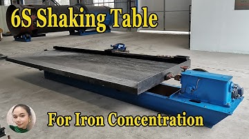Gravity separator 6s shaking table for iron ore beneficiation