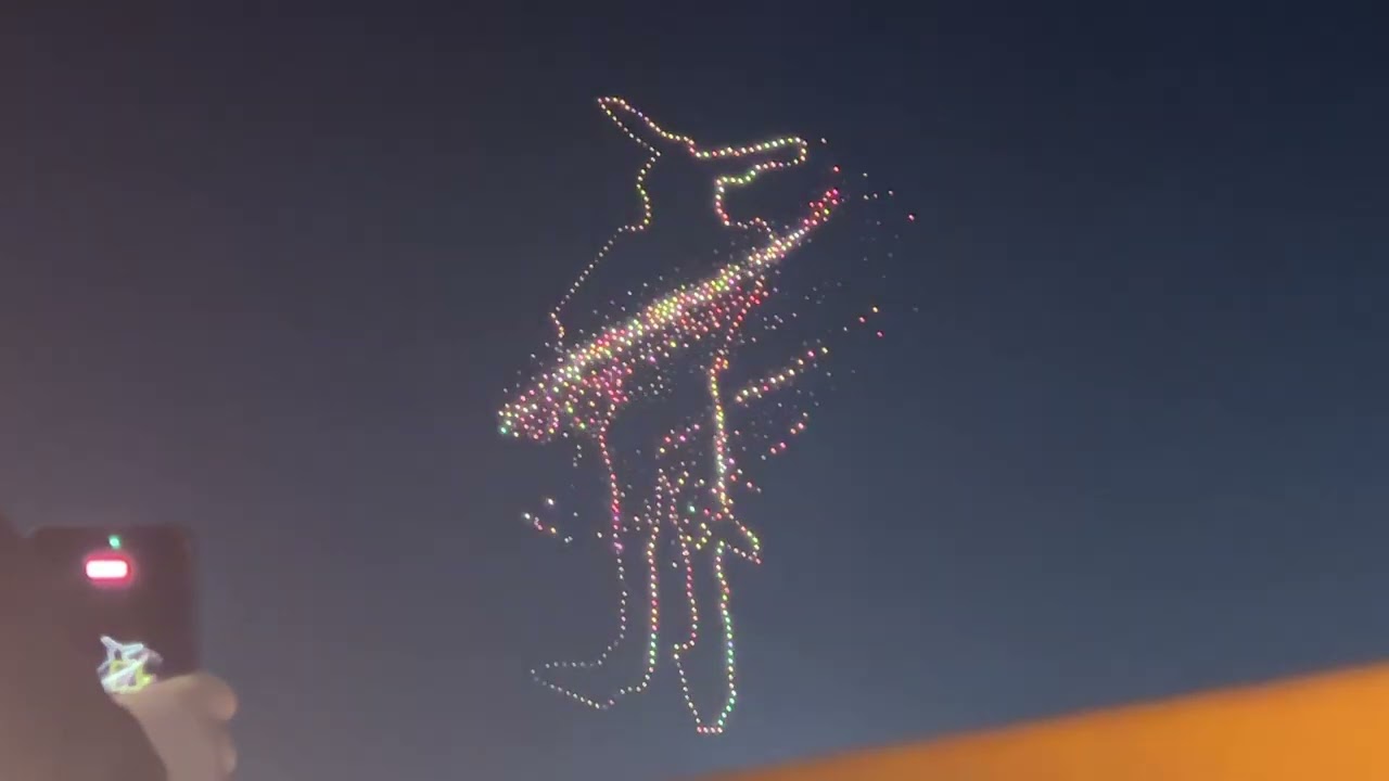 ￼Шоу дронов 