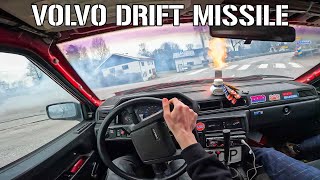 Drift Missile N/A Turbo Conversion: First Test Drive! *Burnout & Drift Gopro POV*