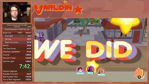 Steven Universe Save the Light Glitchless speedrun in 1:29:37