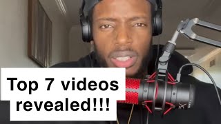 500K! voice reveal again! My top 7 videos