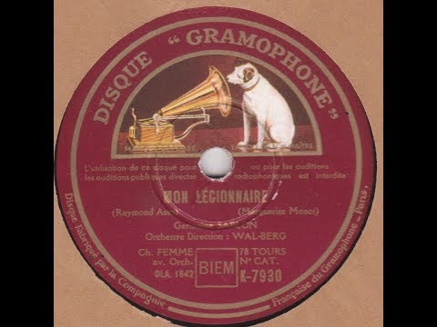 Germaine Sablon   " Mon légionnaire "   1937
