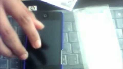 Unboxing of Chrome LCD Screen Protector for Ipod Touch 4th Generation