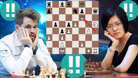 Perfect chess game 57 | Magnus Carlsen vs Hou Yifan 13
