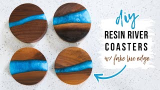 Celebrity DIY Resin River Coasters With "FAUX” Live Edge Wood Net Worth
