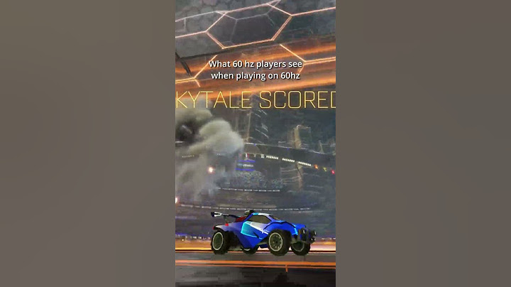 The difference between 60hz and 144hz monitors #rocketleague