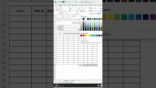 Excel Tutorial: Track Employee Hours Automatically (Free Template) #excel #googlesheets #exceltips