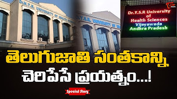 తెలుగుజాతి సంతకాన్ని చెరిపేసే ప్రయత్నం...! | Special Story on Dr. NTR University | TOne News
