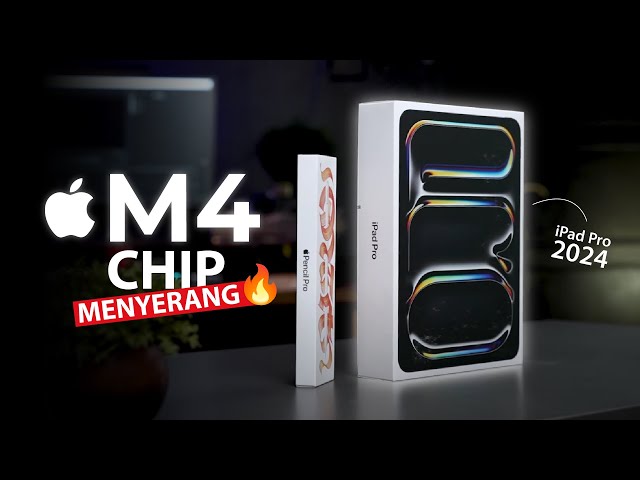 TIPIS GILAA!!🔥 Unboxing New iPad Pro M4 Chip Indonesia class=