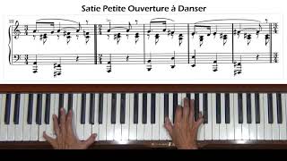 Erik Satie Petite Ouverture à Danser Piano Tutorial