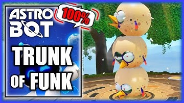 Astro Bot - Trunk of Funk 100% - All Bots & Puzzle Pieces (All Collectible Locations)