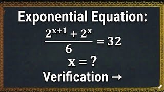 Can you solve this| Math Olympiad|Harvard MIT |Exponential equation 