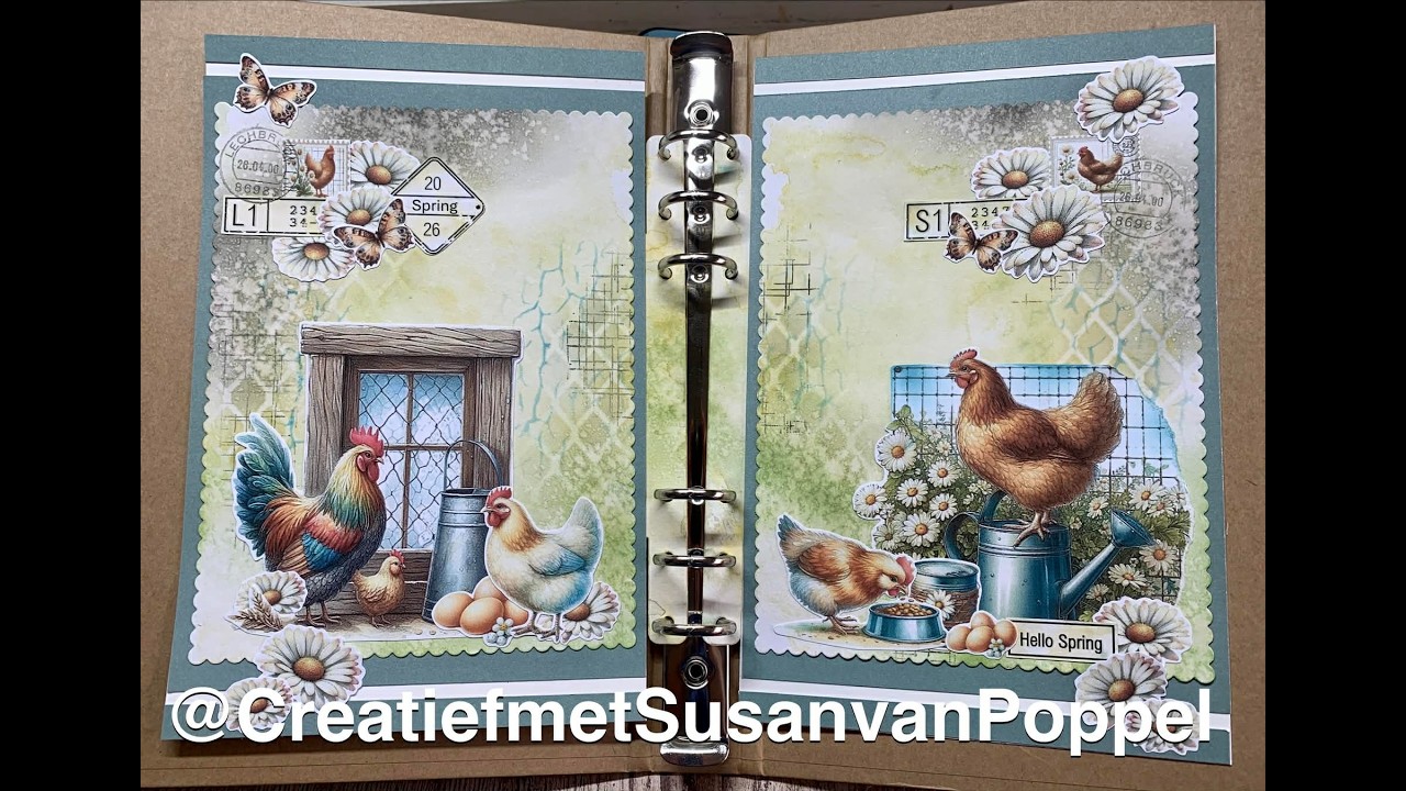 Collage Art Lente Challenge bij Hobbyvision; opdracht 1 + nieuwe downloads