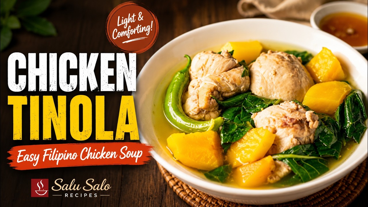EASY Chicken Tinola (Tinolang Manok) - Salu Salo Recipes - YouTube