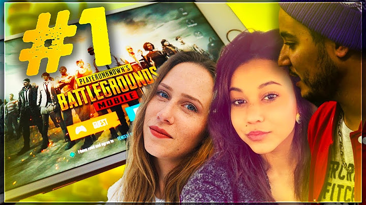 MA COPINE FAIT SON PREMIER TOP1 ?! (PUBG)