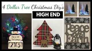 Dollar Tree Farmhouse Christmas Diy\/High End Decor\/Ep 5
