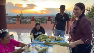 UCHEPOS CON ELOTES DE EL PLATANAL Y NOCHE EN FAMILIA!!!