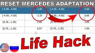 How to Reset Fuel Mixture Adaptations on Mercedes via Star Diagnosis / Openport / Life Hack