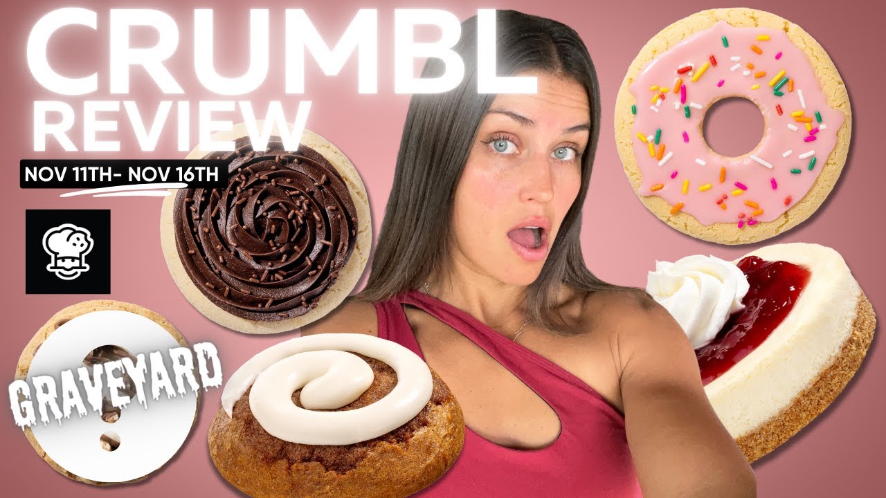 Пробуем ВСЕ 8 НОВЫХ печений от Crumbl! Розовый пончик, шоколадный кекс и ДРУГОЕ!!