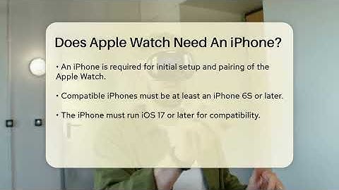 Does Apple Watch Need An iPhone? - Talking Tech Trends