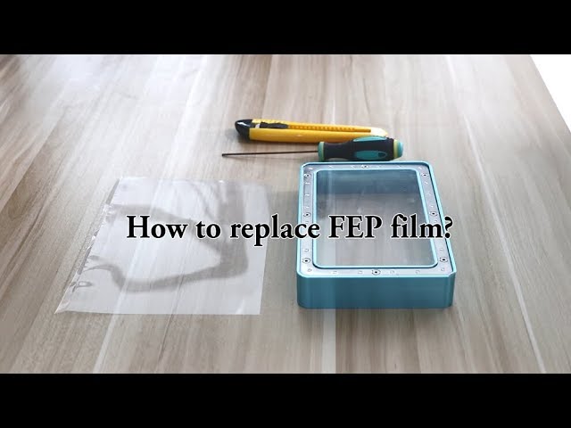 Anycubic Photon How To Replace Fep Film Youtube