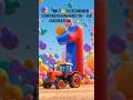1–20 Counting Song 😲 | Tractor 🚜 Cat 🐱 JCB 🏗️ Dog 🐶 Fun Learning#games #kids #kidsapp #kidstrack