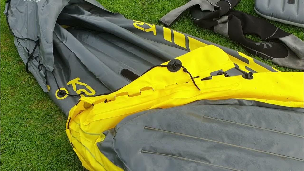 EASY GUIDE to deflate and pack away Intex K2 Explorer Kayak YouTube