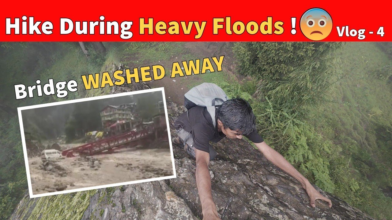 My Hiking Experience in the Storm | What REALLY Happens When Monsoon Hits Manali | #vlog 4