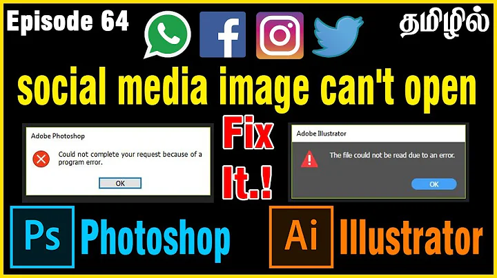 Whatsapp image not open in Photoshop problem fix | can't open whatsapp image in Photoshop | Ep64