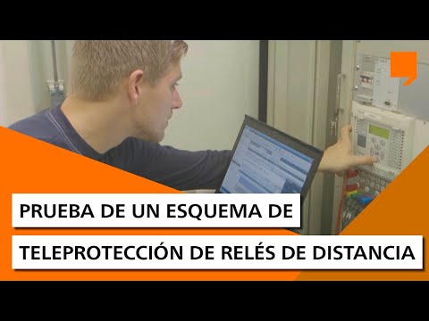 Prueba de un esquema de teleprotección de relés de distancia