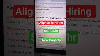 New Ai training job | Alignerr Ai training Tasks #remotejobs #datalabeling #coding #dataannotation