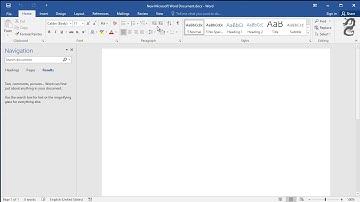 How to turn off or disable Navigation pane in Word