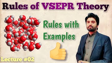 Rules of VSEPR Theory | Rules of Valence Shell Electron Pair Repulsion Theory Lec#2 #vsepr #VSEPR