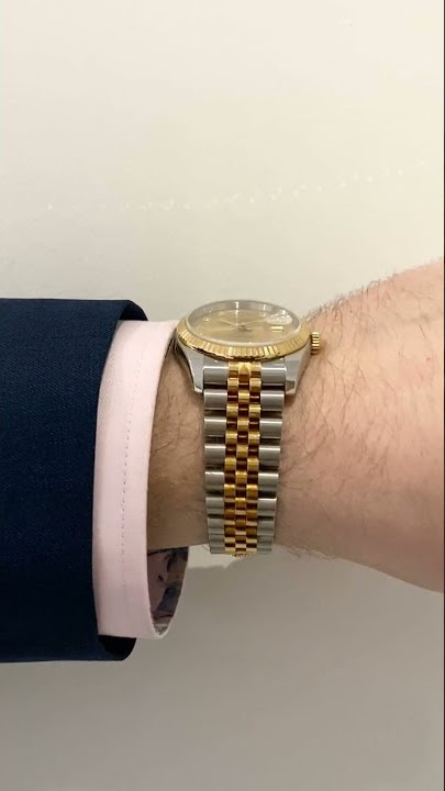 Rolex Datejust 36MM Champagne Diamond Dot Bi-Metal Concealed | 116233 - 2006