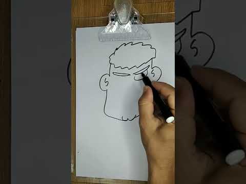 Desenhei o Hulk em 15 segundos! #hulk #marvel #vingadores #shorts #famíliafalcote