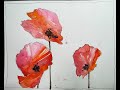 WATERCOLOR FLOWERS in High Intensity Color - with Chris Petri