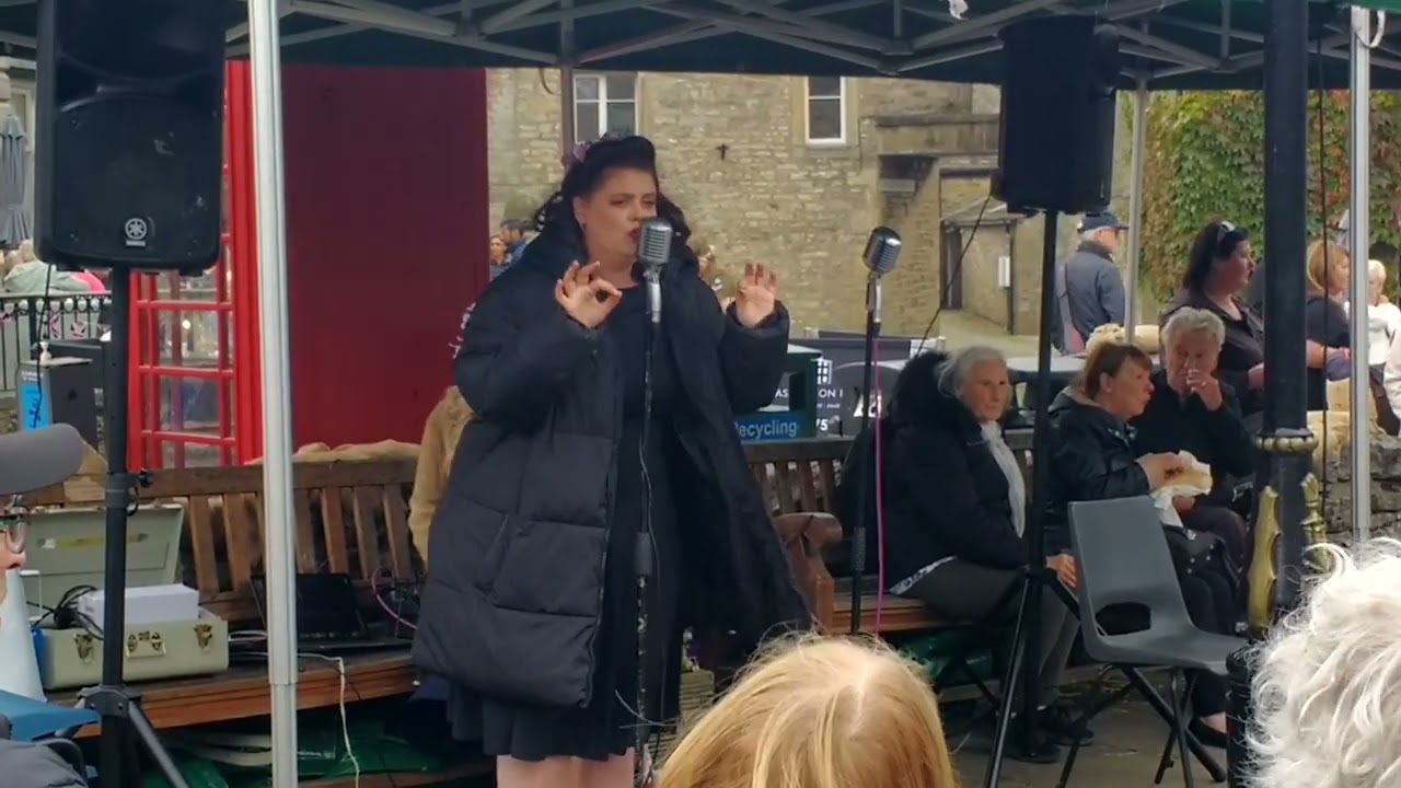 The Rum and Cola girls. Grassington 1940s weekend. September 2024.