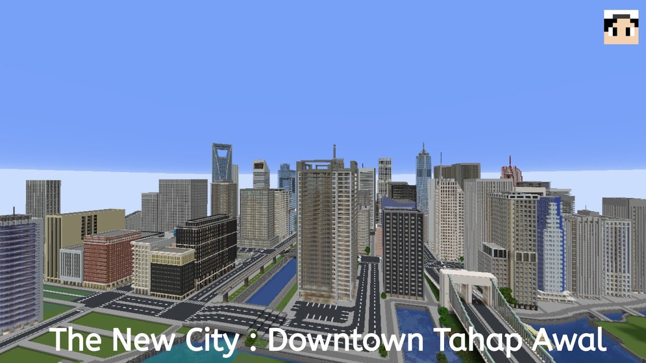 Downtown Final Version Tahap Awal/Early - Mcpe City Map Kota (Minecraft ...