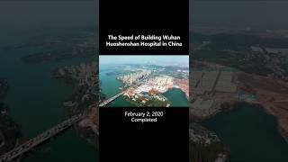 The Speed of Building Wuhan Huoshenshan Hospital in China #covid19 #crown #outbreak #hospital #2020